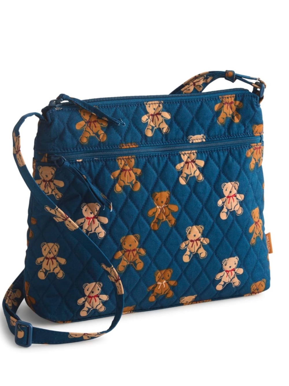 Vera Bradley Blue Bunch of Bear Crossbody Hipster Bag - New
